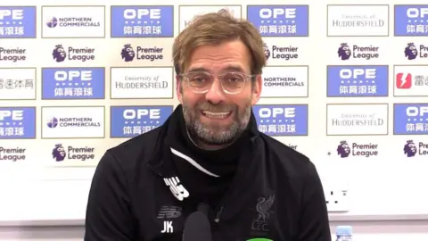 Jurgen Klopp happy with his side following Huddersfield win