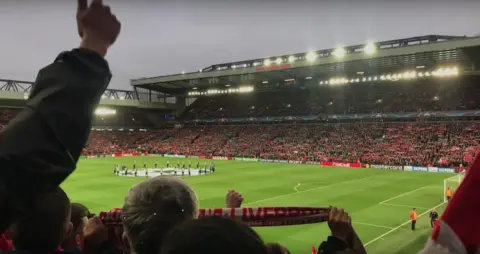 Liverpool fans’ incredible rendition of YNWA vs City at Anfield – Video