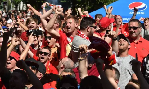 Photos: Liverpool supporters in Kiev for Champions League final