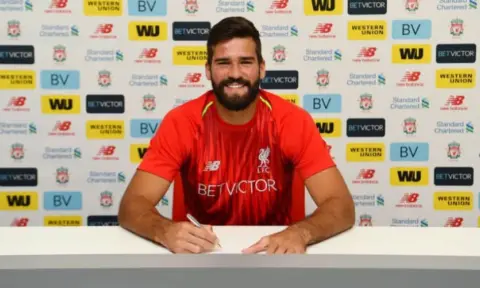 Liverpool FC confirm world-record signing of goalkeeper Alisson