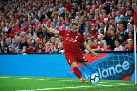Xherdan Shaqiri starts for Liverpool against Southampton