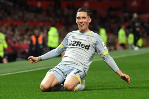 Harry Wilson scores incredible free-kick as Derby beat Man United