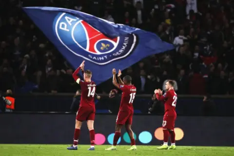 Photos: Liverpool succumb to disappointing defeat at the Parc des Princes