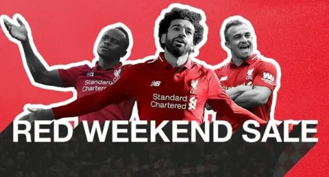 Liverpool FC’s Red Weekend sale on now – don’t miss out!