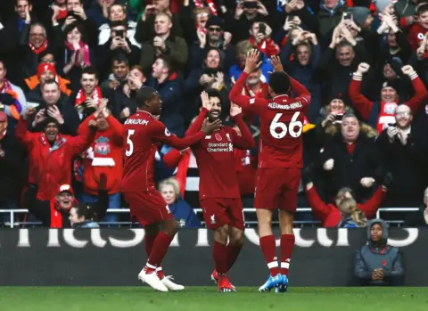 Liverpool 2-0 Fulham – The best photos from Anfield