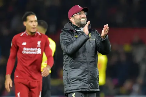 Klopp hails Reds squad for reaching ‘outstanding’ landmark record