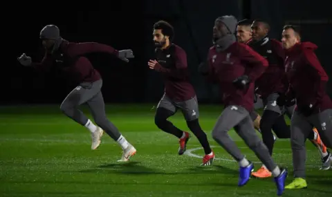 Photos: Reds in final preparations ahead of vital Champions League night