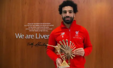 Mohamed Salah wins BBC African Footballer of the Year award