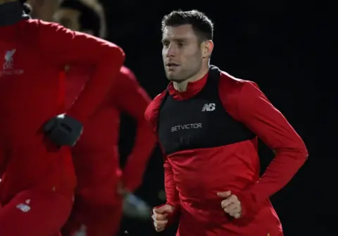Photos: Milner back in training as Reds begin Man City preparations