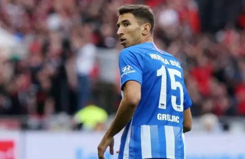 Liverpool midfielder Marko Grujic shining on loan for Hertha Berlin