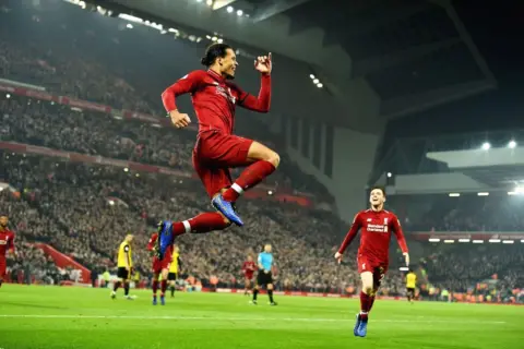 Best photos from Anfield as five-star Liverpool make statement with Watford rout