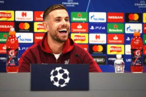 Watch: Jordan Henderson discusses Bayern, Van Dijk miss and Keita’s quality