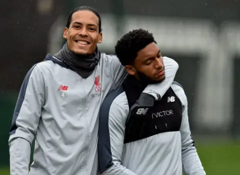 Photos: Liverpool prepare for Porto trip as Lovren misses training and Ox still out
