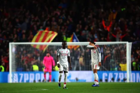 Photos: Liverpool’s Champions League hopes suffer huge blow with Camp Nou defeat
