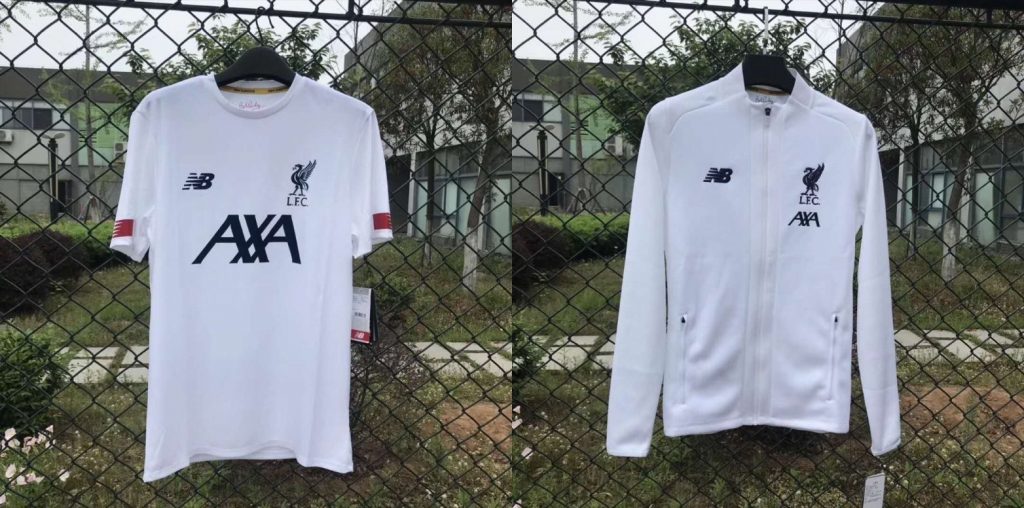 liverpool white training kit