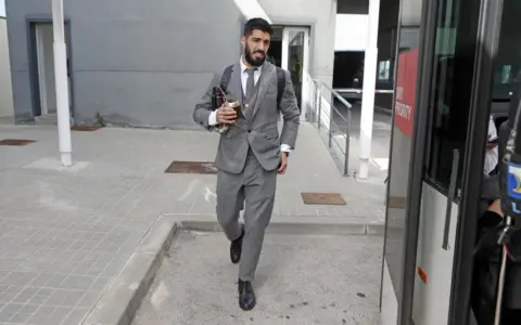 Barcelona players get early wake-up call as Liverpool fan sets off fireworks outside team hotel