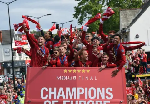 Liverpool’s Champions League trophy parade: Watch in full as heroes return home