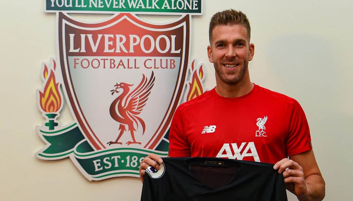 Adrian Joins Liverpool
