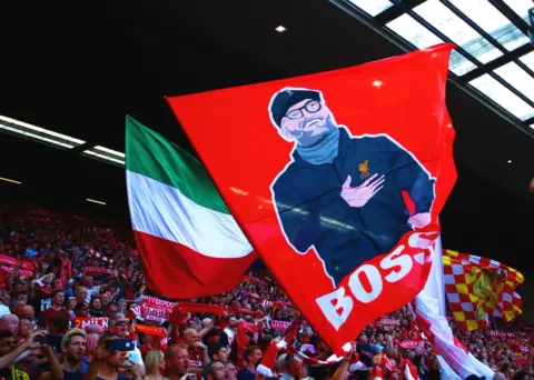 All the best snaps from Anfield as Salah guides Liverpool to victory over Arsenal