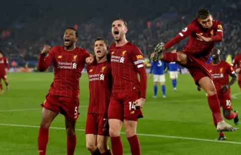 All the best photos as Liverpool thrash Leicester to go 13 points clear