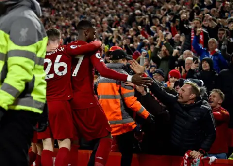 The best photos from Anfield as Liverpool earn Merseyside derby bragging rights