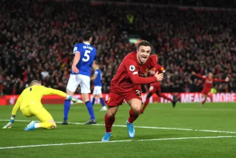 Jurgen Klopp praises Xherdan Shaqiri after first start in seven months