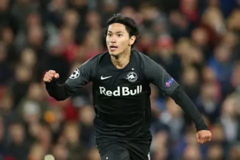 Liverpool agree £7.25million deal in principle for Salzburg star Takumi Minamino