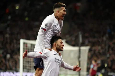 The best photos from London as Liverpool reach 70-point mark with West Ham win