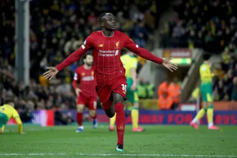 The best photos as super-sub Mane gives Liverpool 1-0 win over Norwich