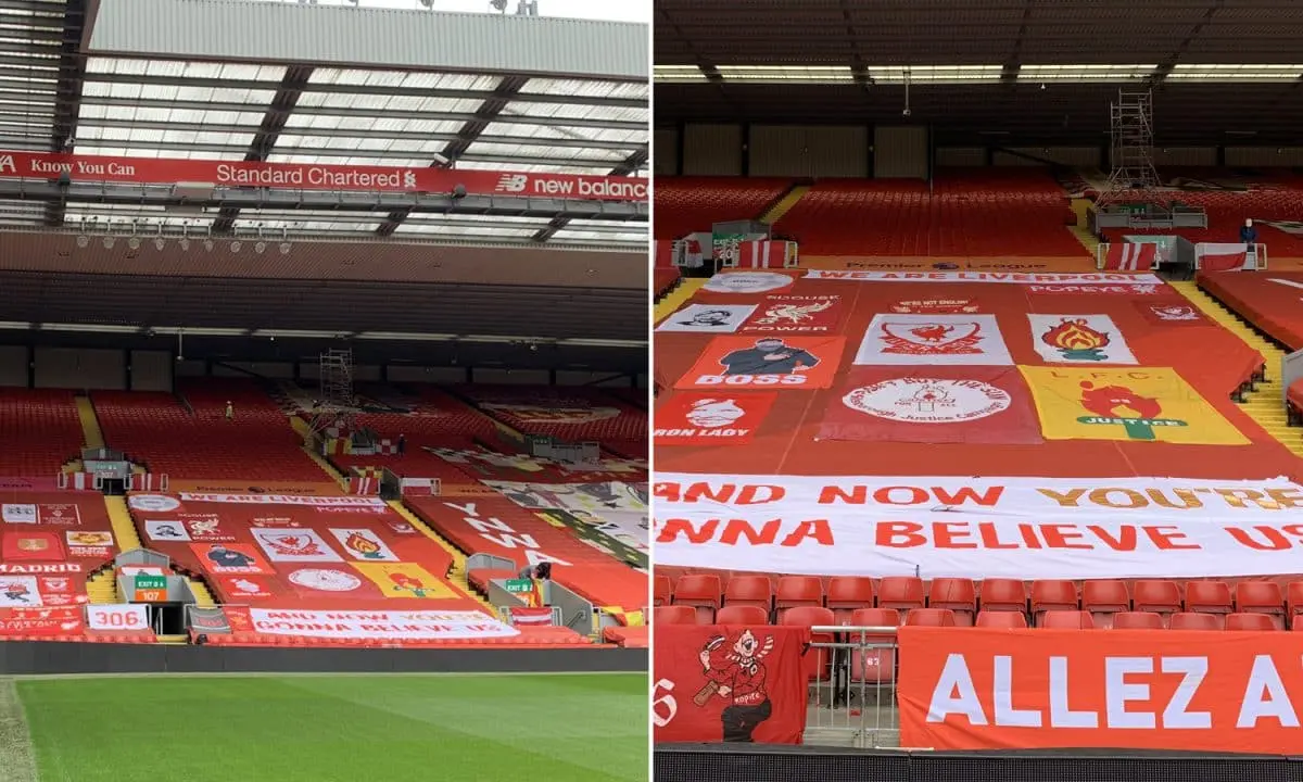 Anfield Behind Closed Doors
