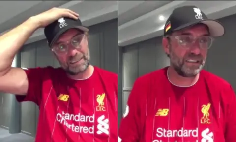 Jurgen Klopp’s emotional interview as Liverpool lift maiden Premier League title