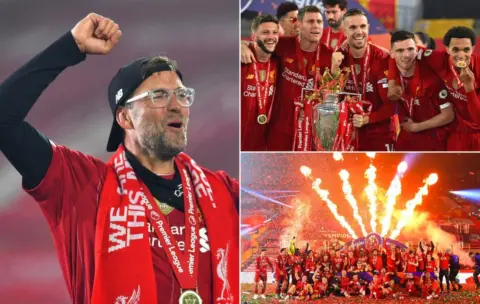The best photos from Anfield as Liverpool lift Premier League trophy