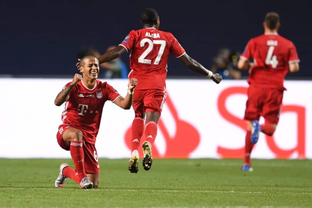 Thiago - Liverpool - Bayern Munich vs PSG