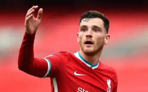 Andy Robertson embracing competition from new Liverpool left-back Kostas Tsimikas