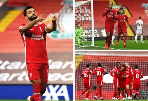 In Photos: Mohamed Salah nets hat-trick as Liverpool edge Leeds on opening day