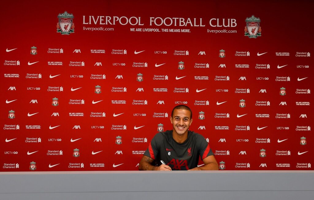 Thiago Joins Liverpool