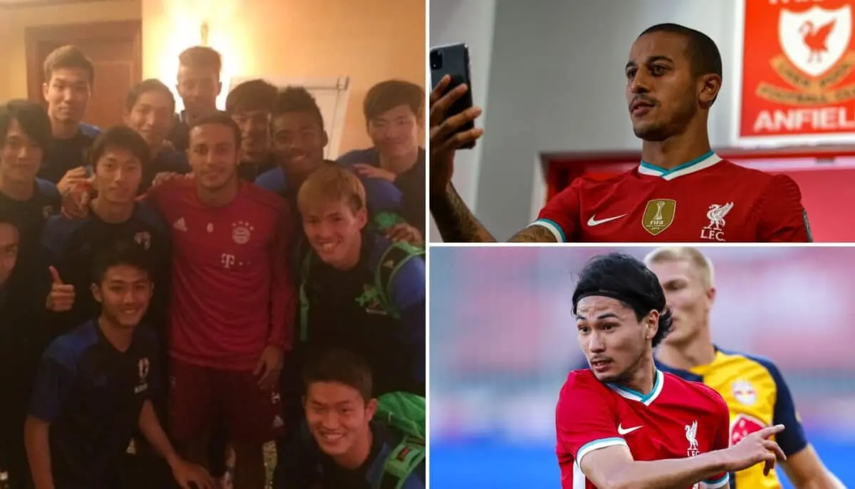 Takumi Minamino & Thiago Alcantara