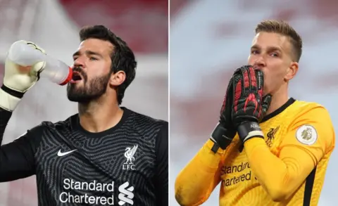 Alisson set to miss up to seven games as Klopp defends Adrian from criticism
