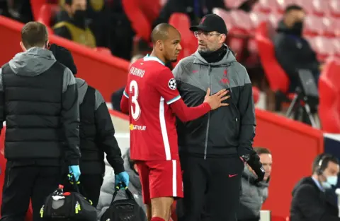 Fabinho set for short spell on the sidelines with ‘grade 2’ hamstring injury