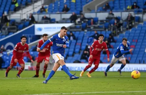 Brighton 1-1 Liverpool – Jota strikes but VAR goes against Reds again