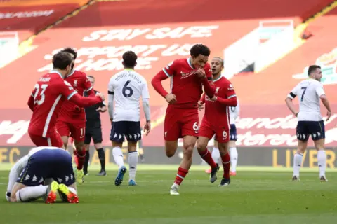 Liverpool 2-1 Aston Villa – Alexander-Arnold winner ends barren Anfield run