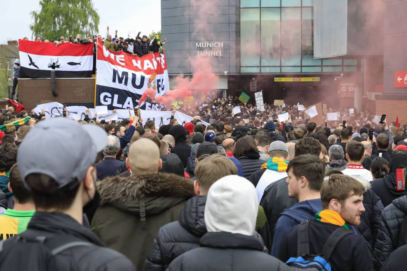 Man United vs Liverpool Protests