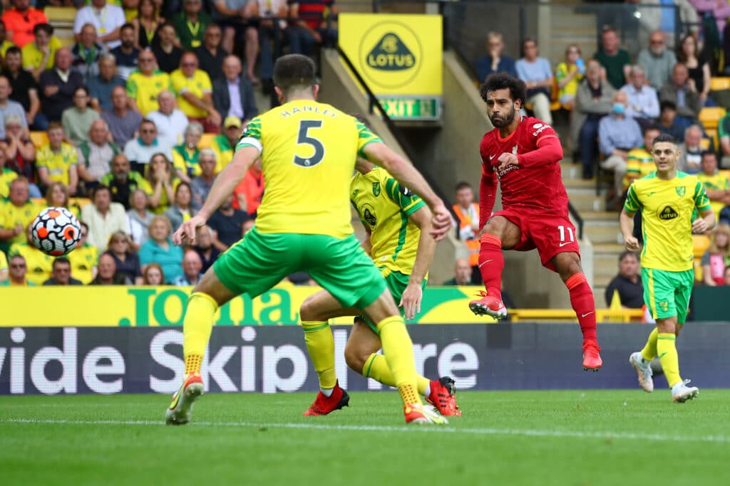 Salah - Norwich vs Liverpool