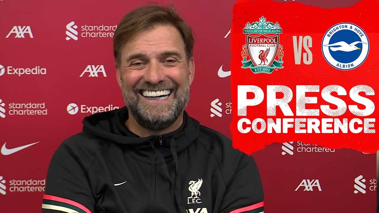 Watch Jurgen Klopp Previews Liverpools Clash Against Brighton Lfc Globe 8418