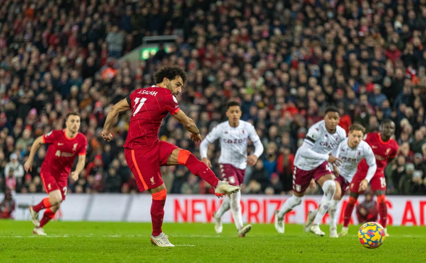 Liverpool 1-0 Aston Villa: Watch Salah's goal and full highlights (Video) -  LFC Globe