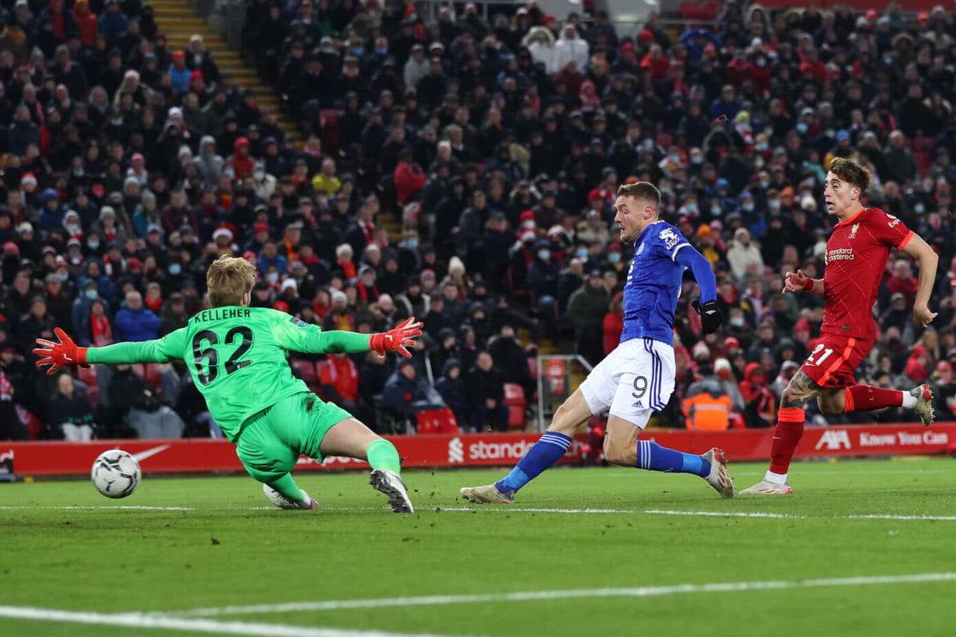 Liverpool 33 Leicester (54 pens) Reds reach Carabao Cup semifinals