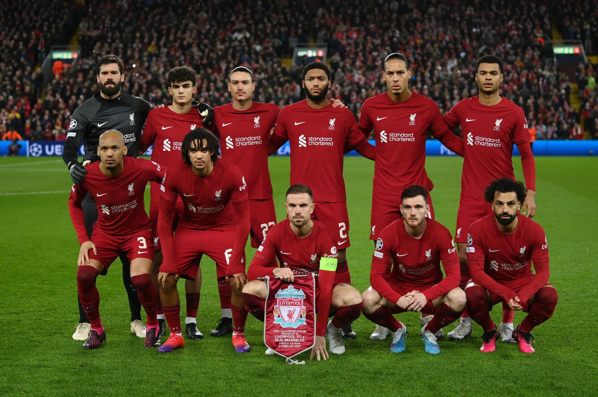 Liverpool Champions League Squad 2023