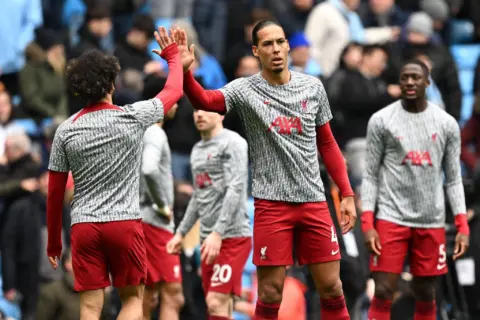 Confirmed Lineups: Manchester City vs Liverpool