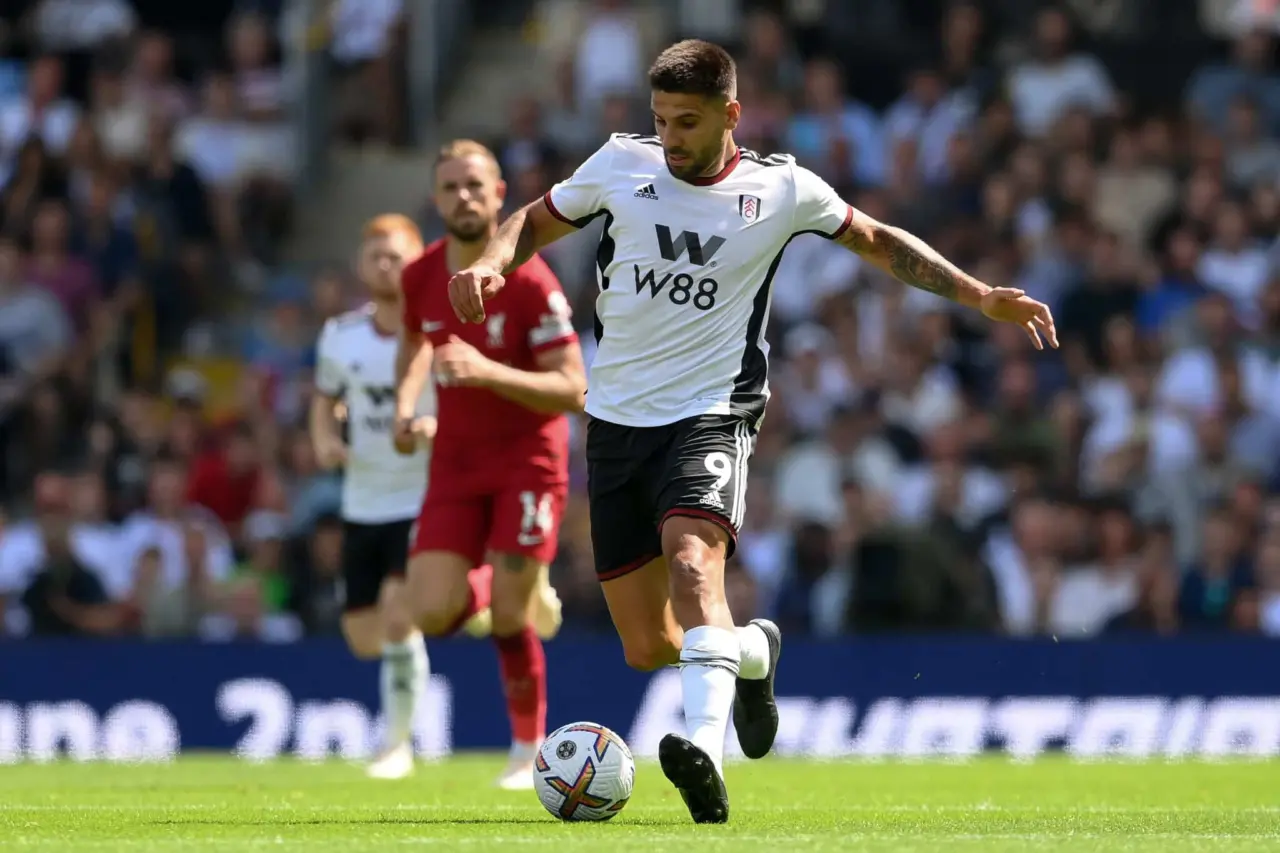 Fulham Fc V Liverpool Fc Premier League Mitrovic