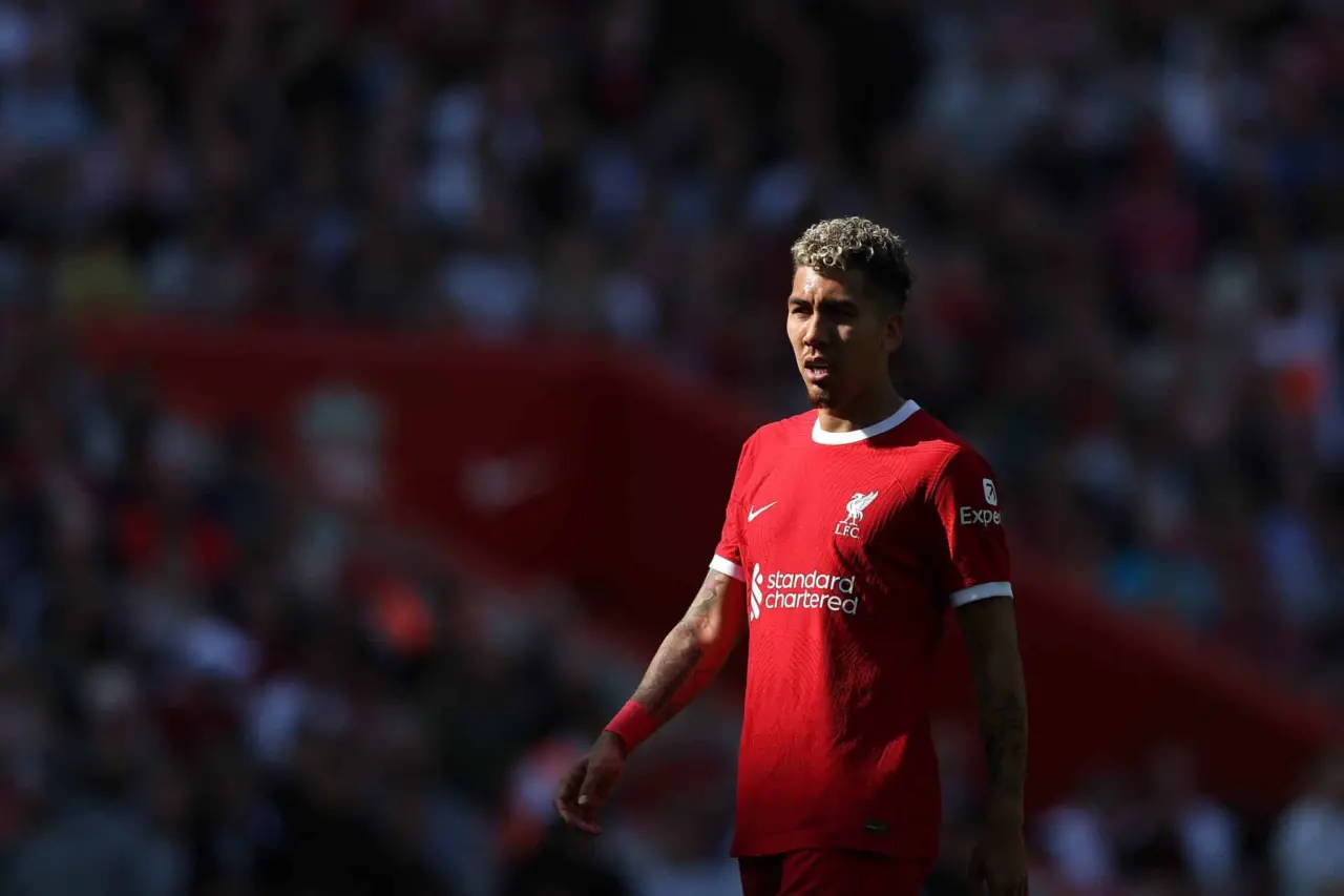 Liverpool Fc V Aston Villa Premier League Firmino